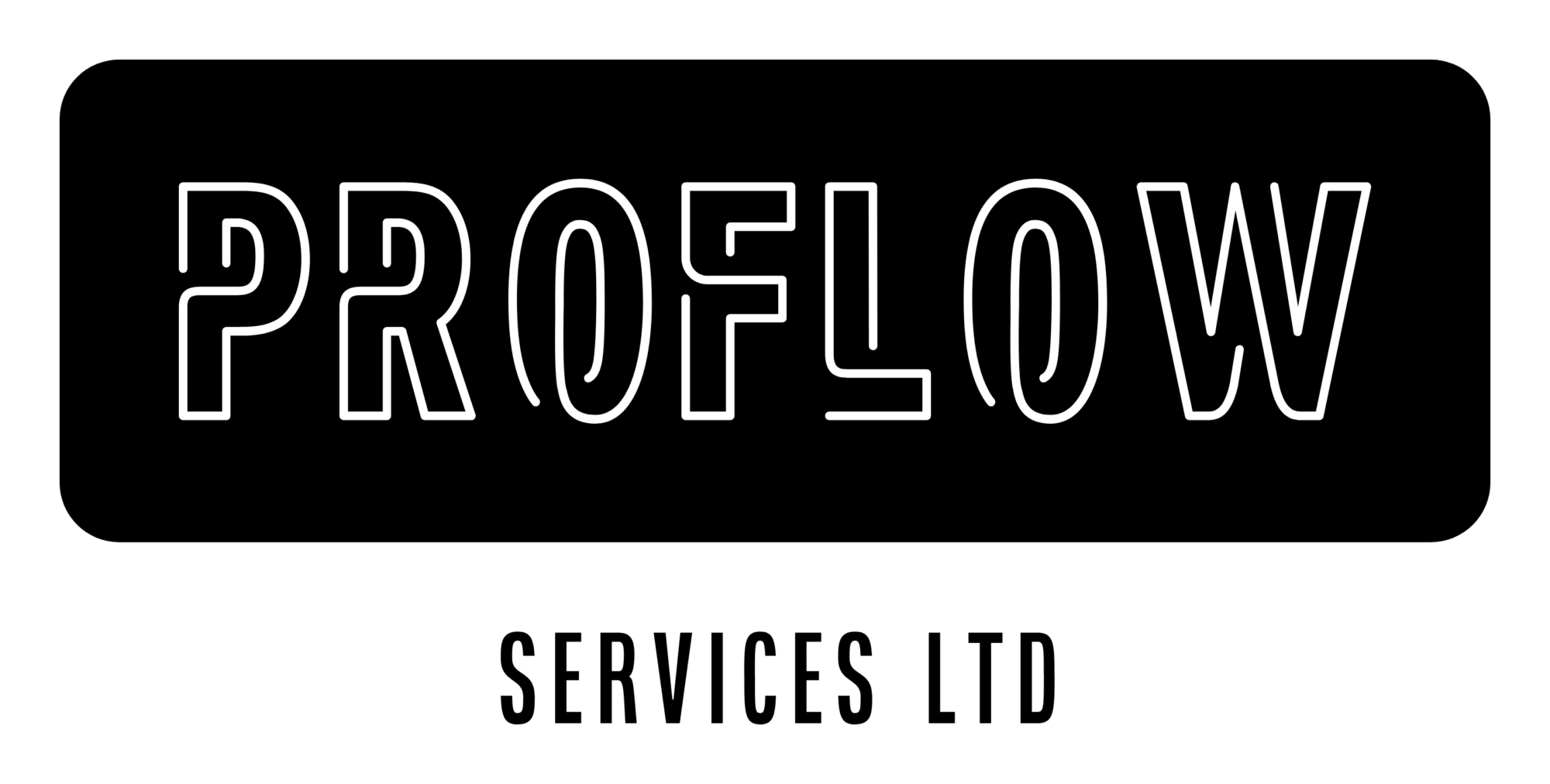 Proflow Services Logo Proflow Services Logo on black background