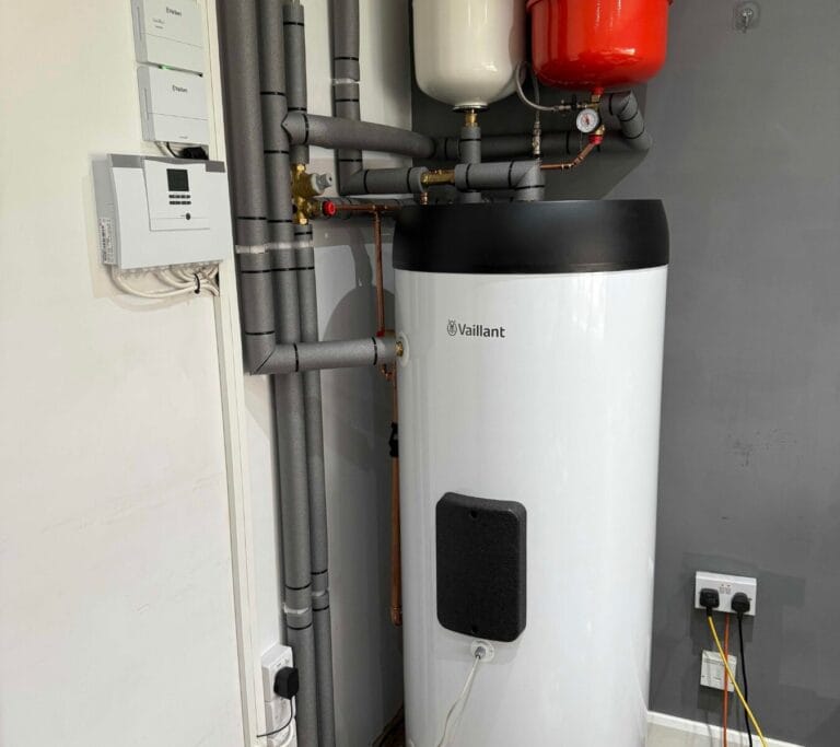12 A Vaillant uniSTOR 250HP unvented 250 litre hot water cylinder