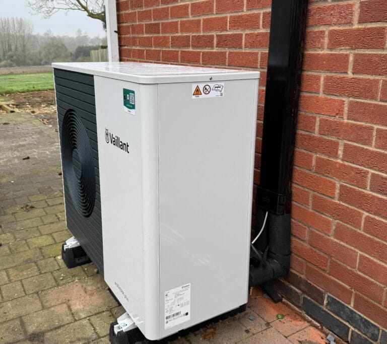 15 Vaillant Heat Pump outside a home